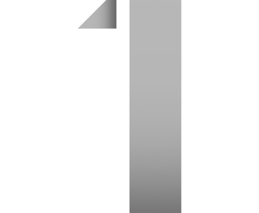 number-1-white